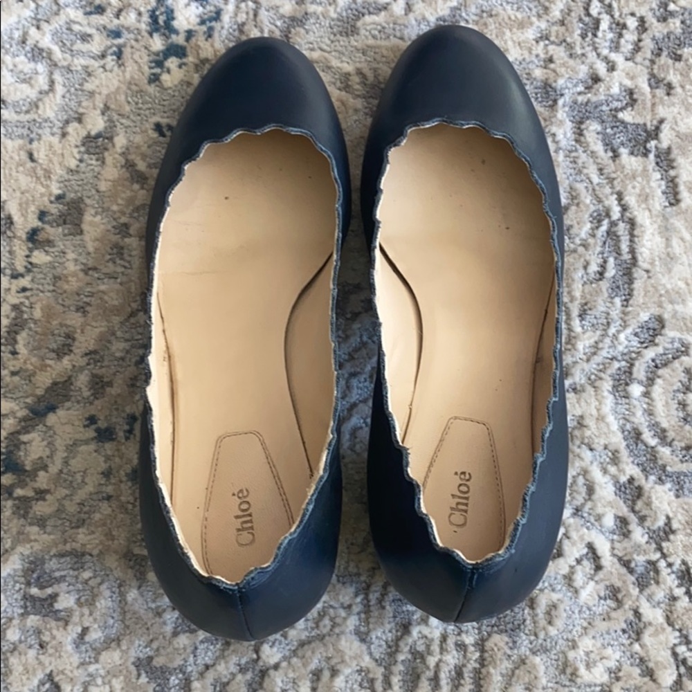 Chloe scalloped leather pumps -37 - Picture 4 of 10